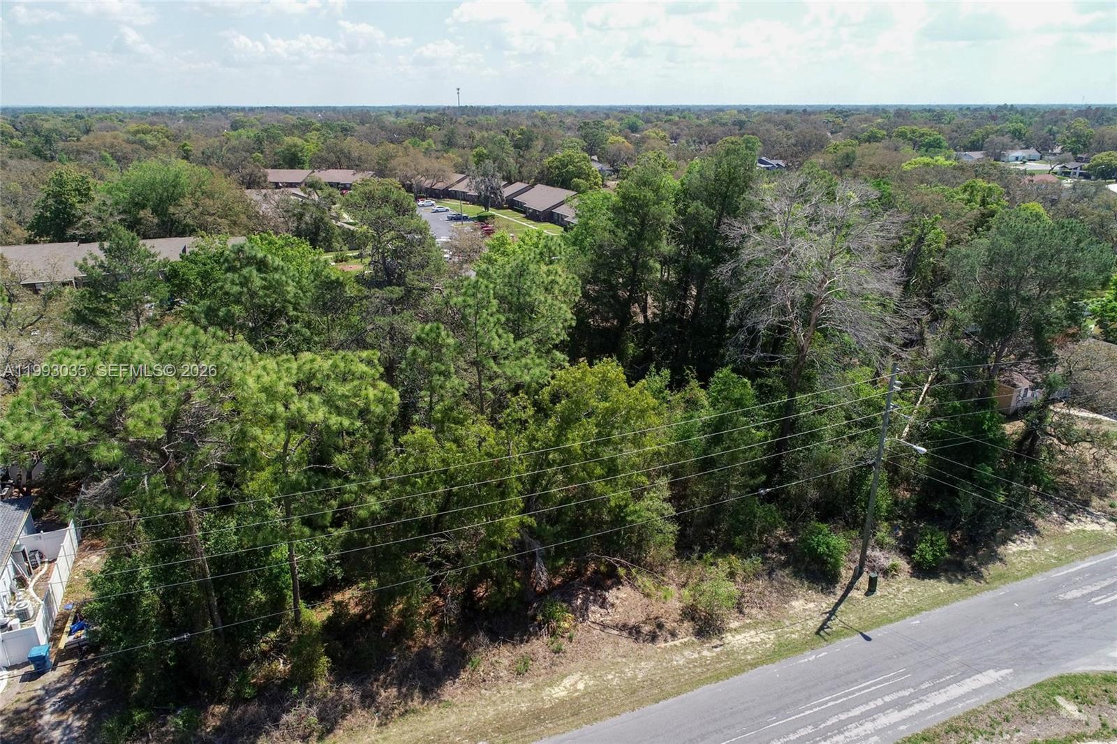 1 Tomahawk Avenue Spring Hill, FL 34606 - Photo 7 of 20 an aerial view of residential house with green space