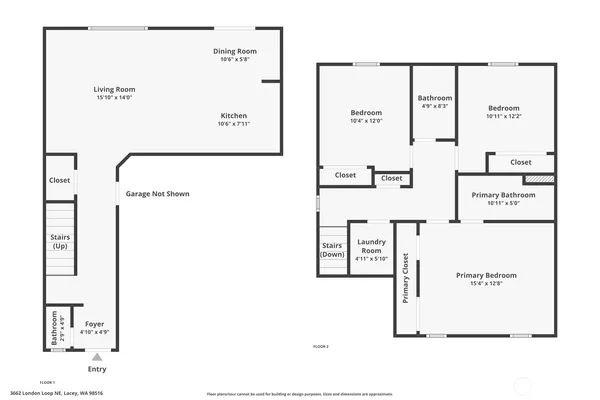 $449,000 | 3662 London Loop Northeast, Lacey, WA 98516