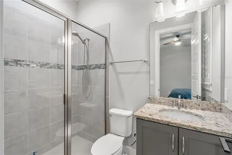 a workspace with furniture and a window