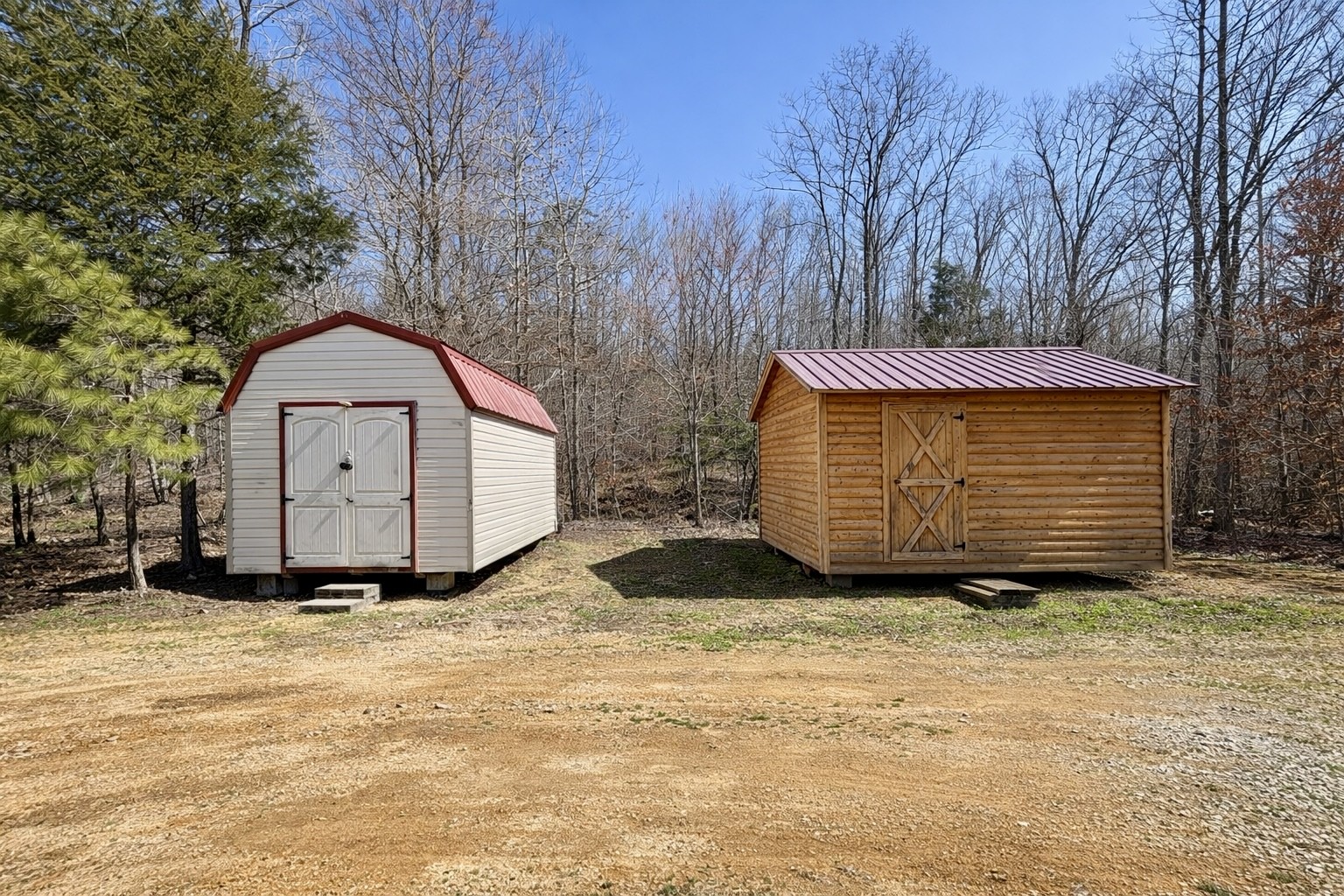 664 Russ Valley Road Lobelville, TN 37097 - Photo 27 of 57 a view of a backyard of the house