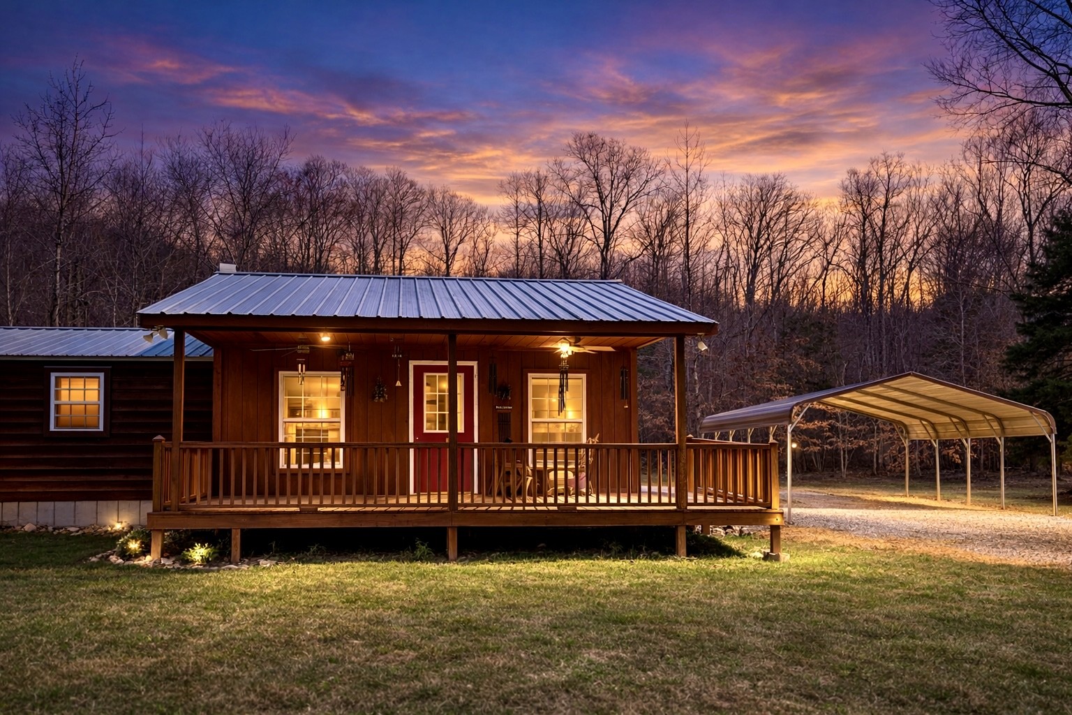 664 Russ Valley Road Lobelville, TN 37097 - Photo 5 of 57 a view of a house with swimming pool and sitting area