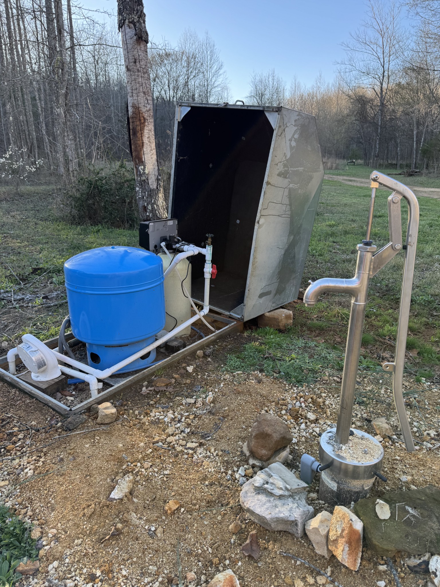 664 Russ Valley Road Lobelville, TN 37097 - Photo 55 of 57 a view of a backyard with furniture