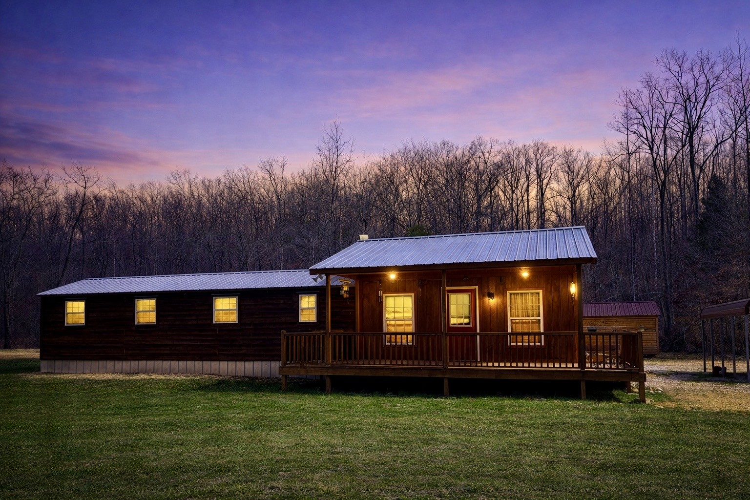 664 Russ Valley Road Lobelville, TN 37097 - Photo 7 of 57 a view of a yard in front of the house