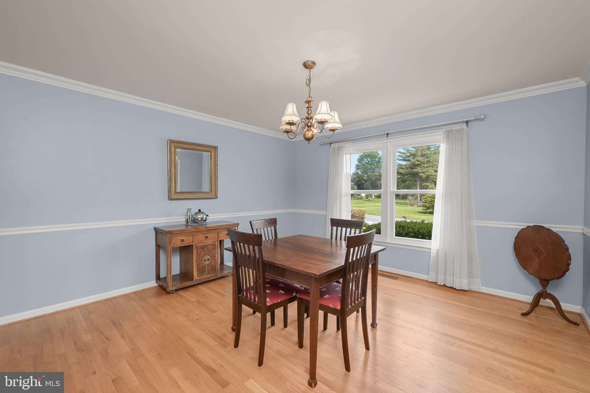 1223 Nottingham Road Westminster, MD 21157 - Photo 15 of 72 Dining Room | Hardwood Floors | Classic Moldings