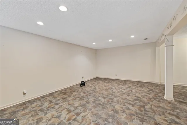 a bathroom with a sink and vanity