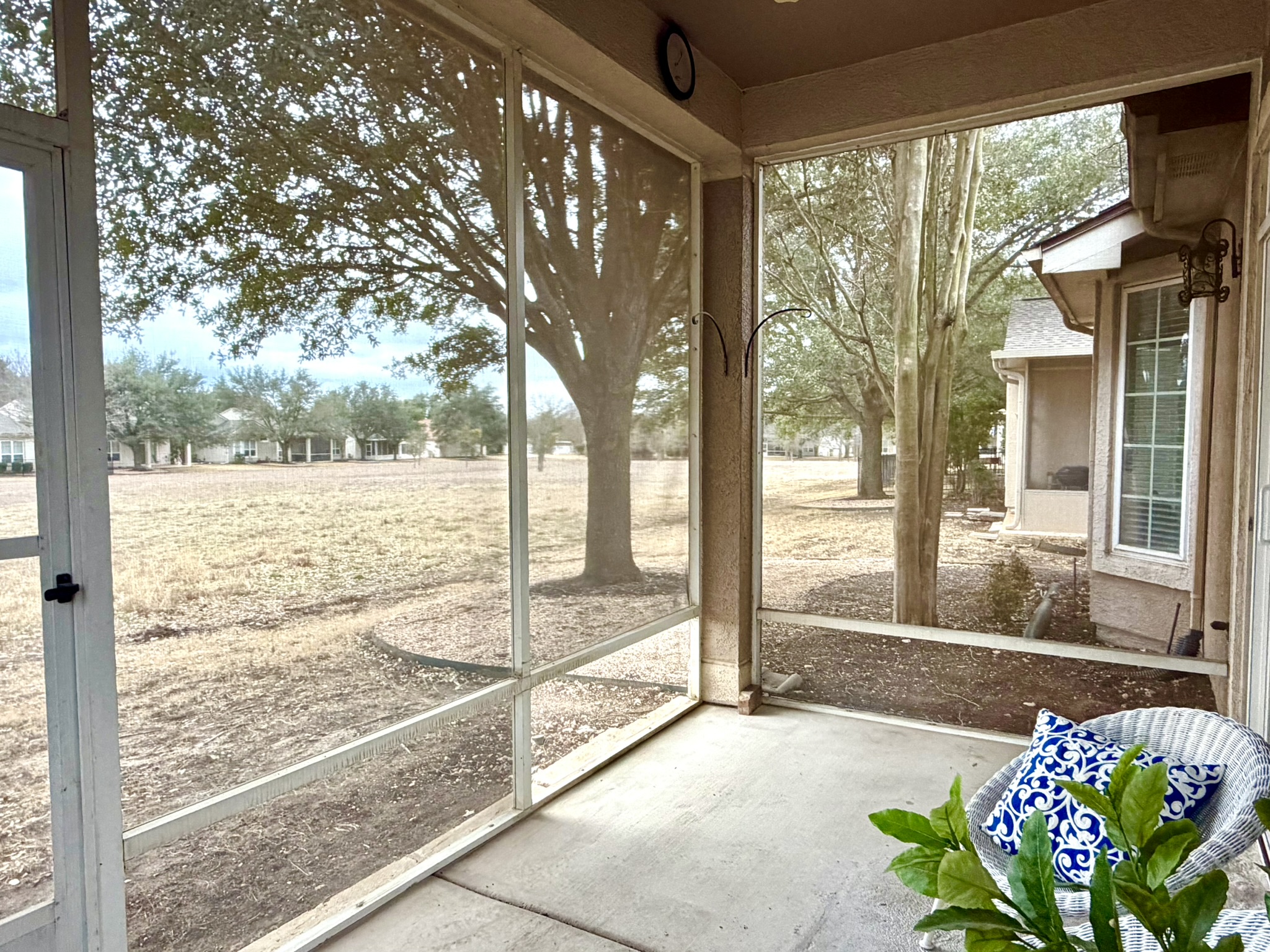 316 Crockett Loop Georgetown, TX 78633 - Photo 24 of 26 Relax in the quiet of the Screened POrch and watch the Deer go by.