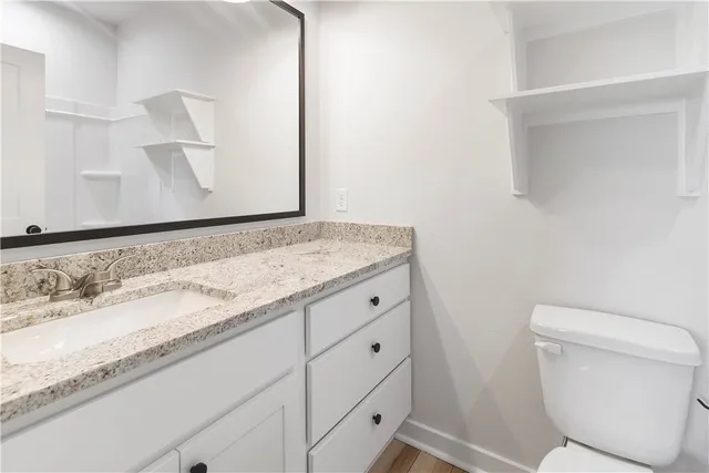 a view of empty room