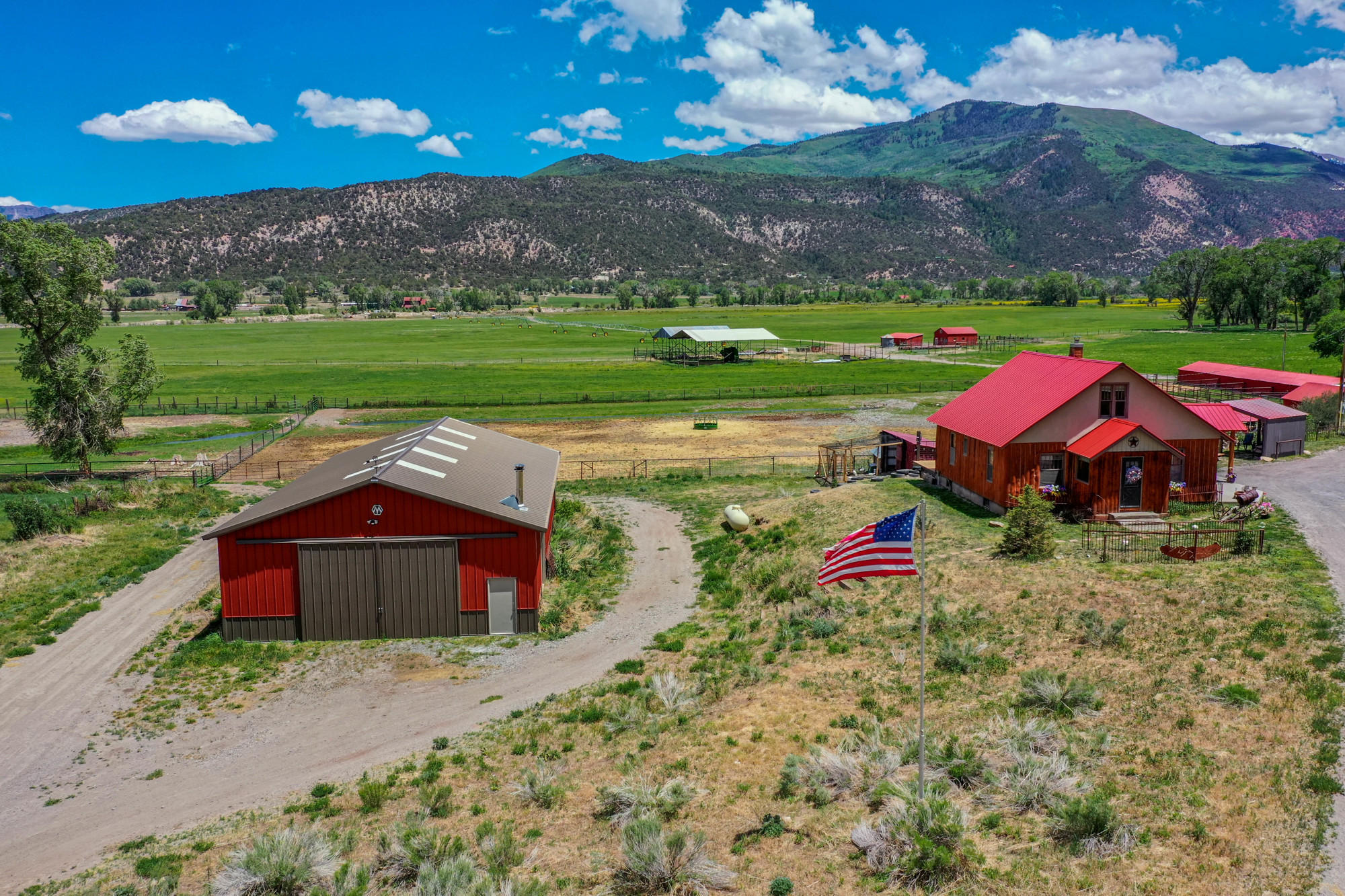 5276 County Road 23 Ridgway, CO 81432 - Photo 20 of 33 a garden view with a seating space