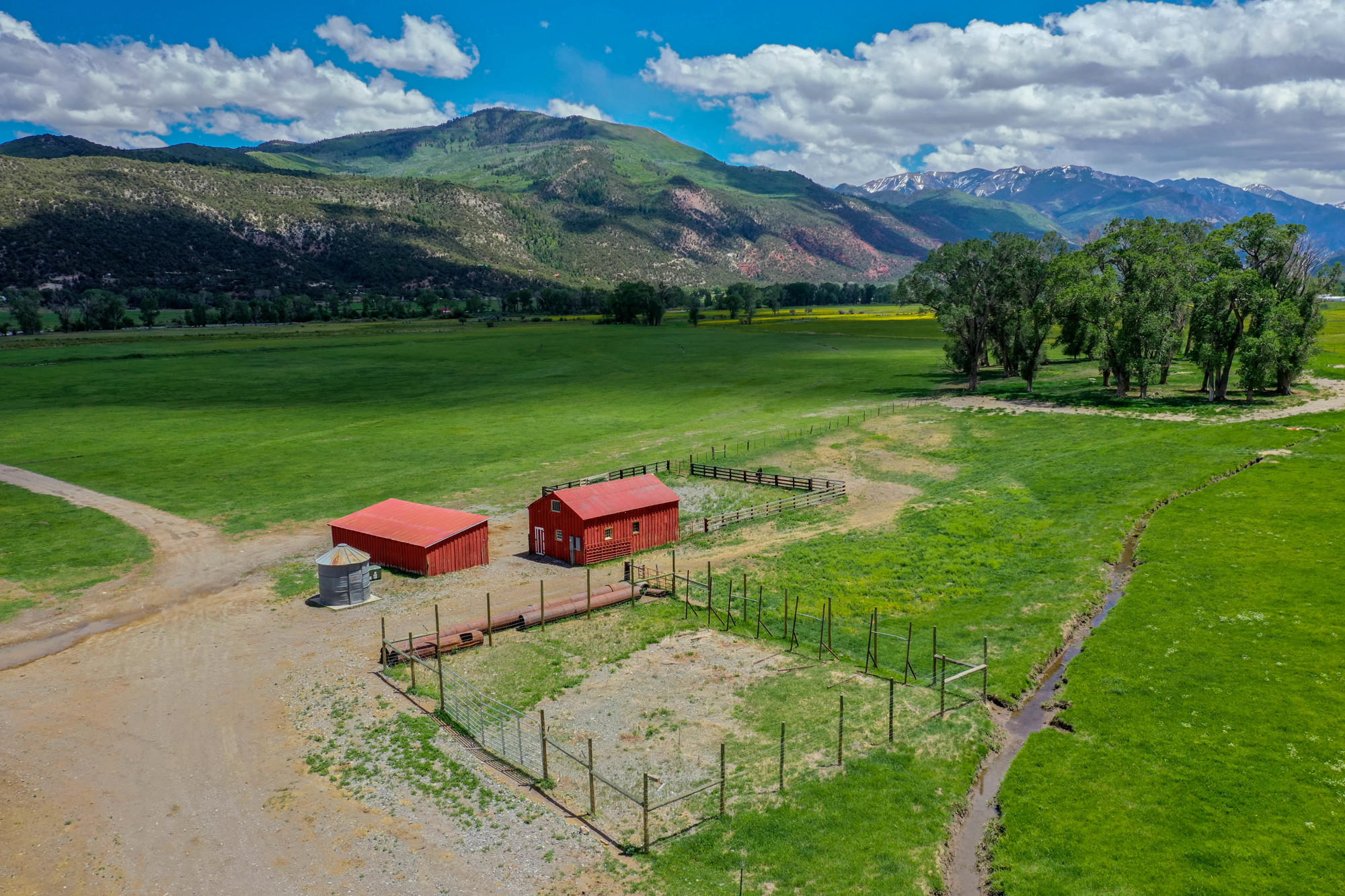 5276 County Road 23 Ridgway, CO 81432 - Photo 25 of 33 a view of a table and chairs in the garden