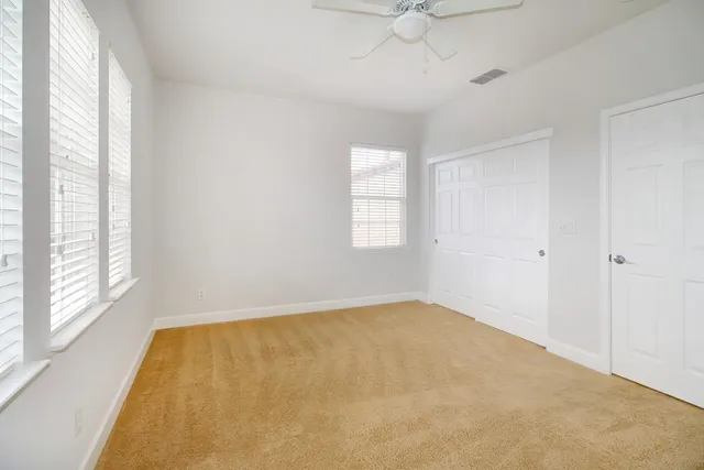 a view of a backyard with garden