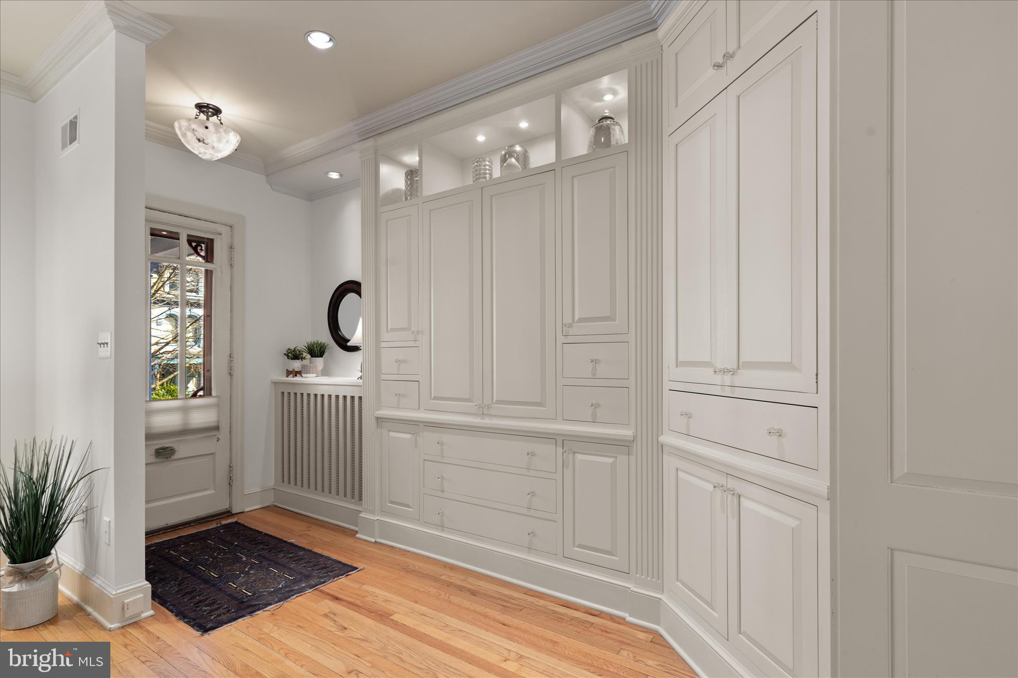 2828 27th Street Northwest Washington, DC 20008 - Photo 6 of 56 Entry with Custom Built-ins