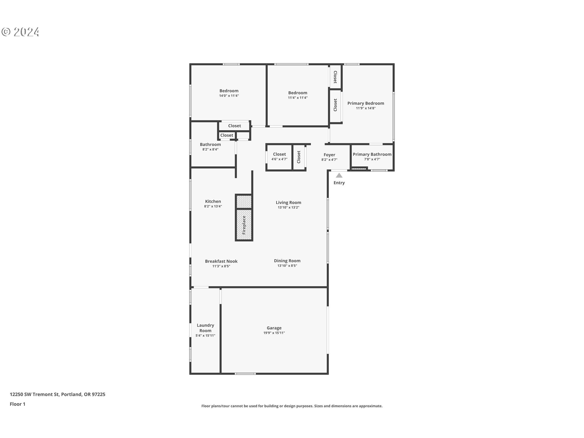12250 Southwest Tremont Street Portland, OR 97225 - Photo 38 of 38 a picture of a floor plan