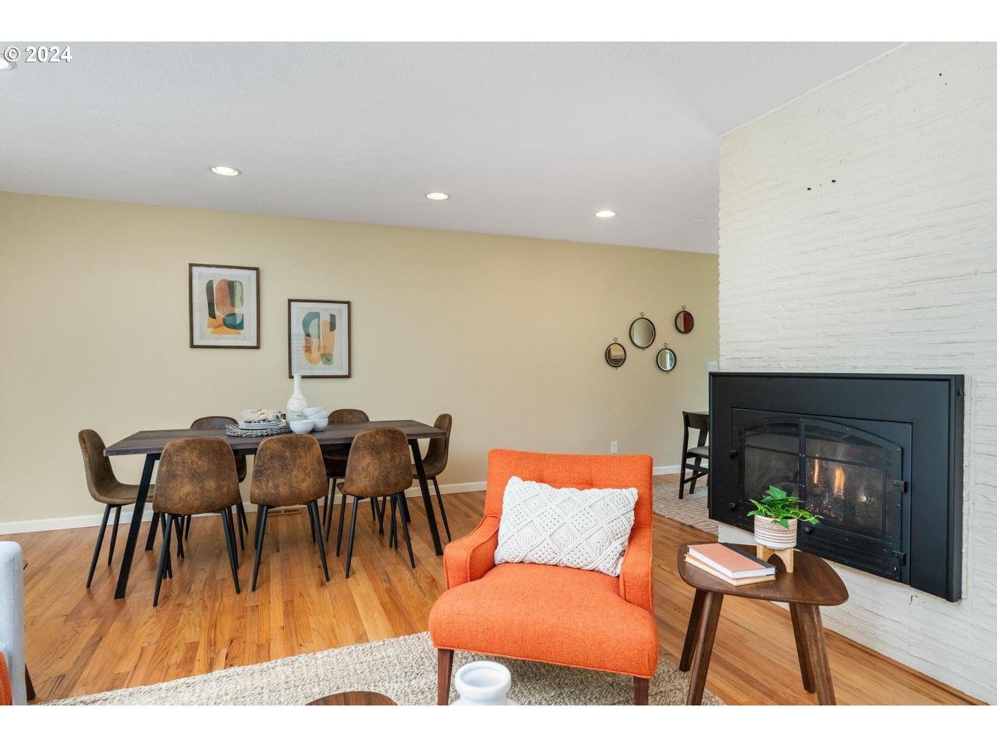 12250 Southwest Tremont Street Portland, OR 97225 - Photo 10 of 38 a living room with furniture and a fireplace