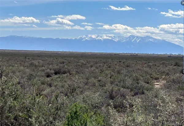 a view of an outdoor space and mountain view