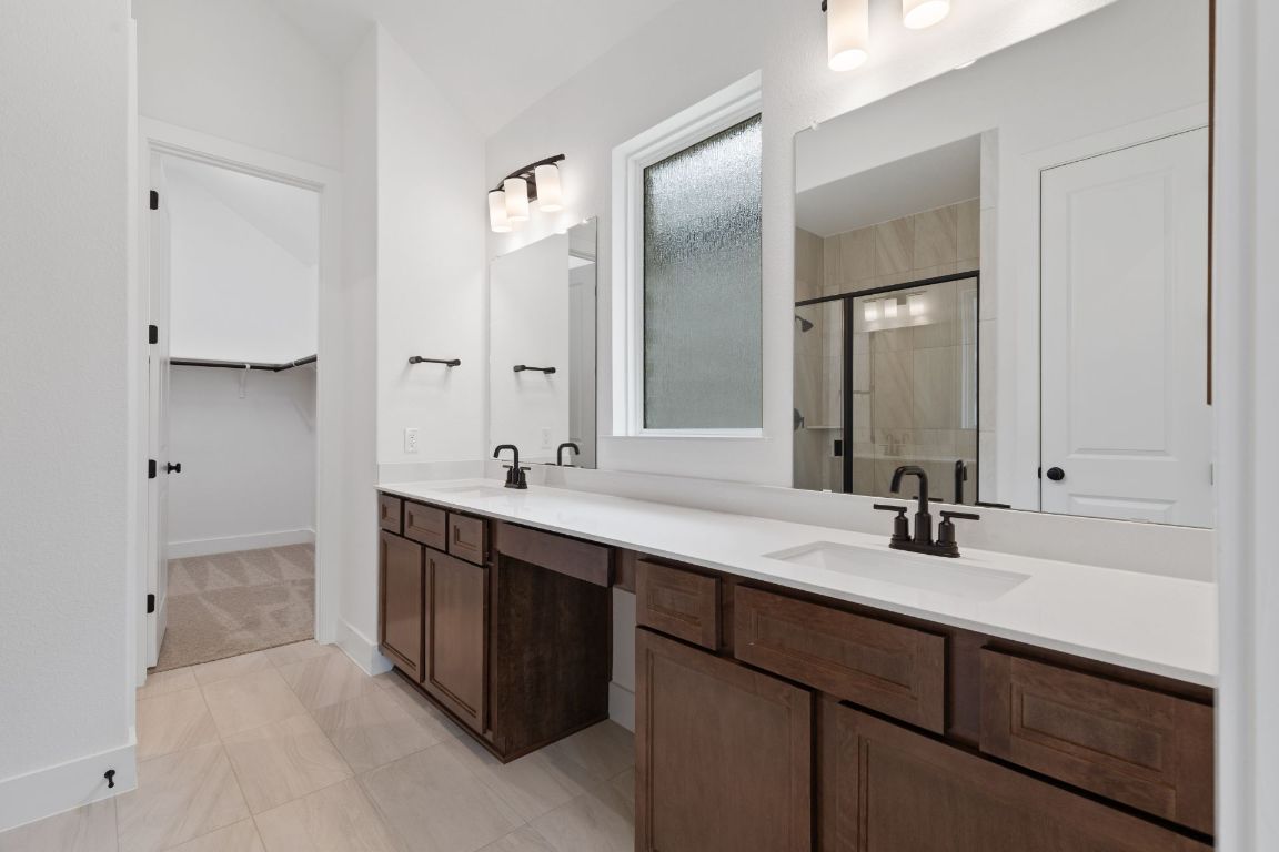 425 Hickory Springs Trail Georgetown, TX 78628 - Photo 19 of 35 Primary Bath retreat with dual vanities