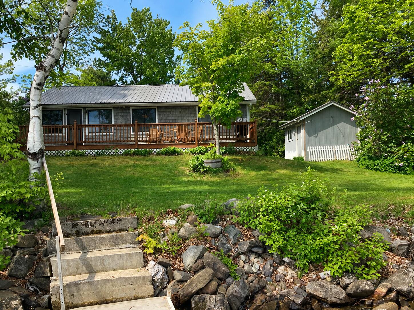 37 Sandtrap Road Island Falls, ME 04747 - Photo 15 of 17 front lawn