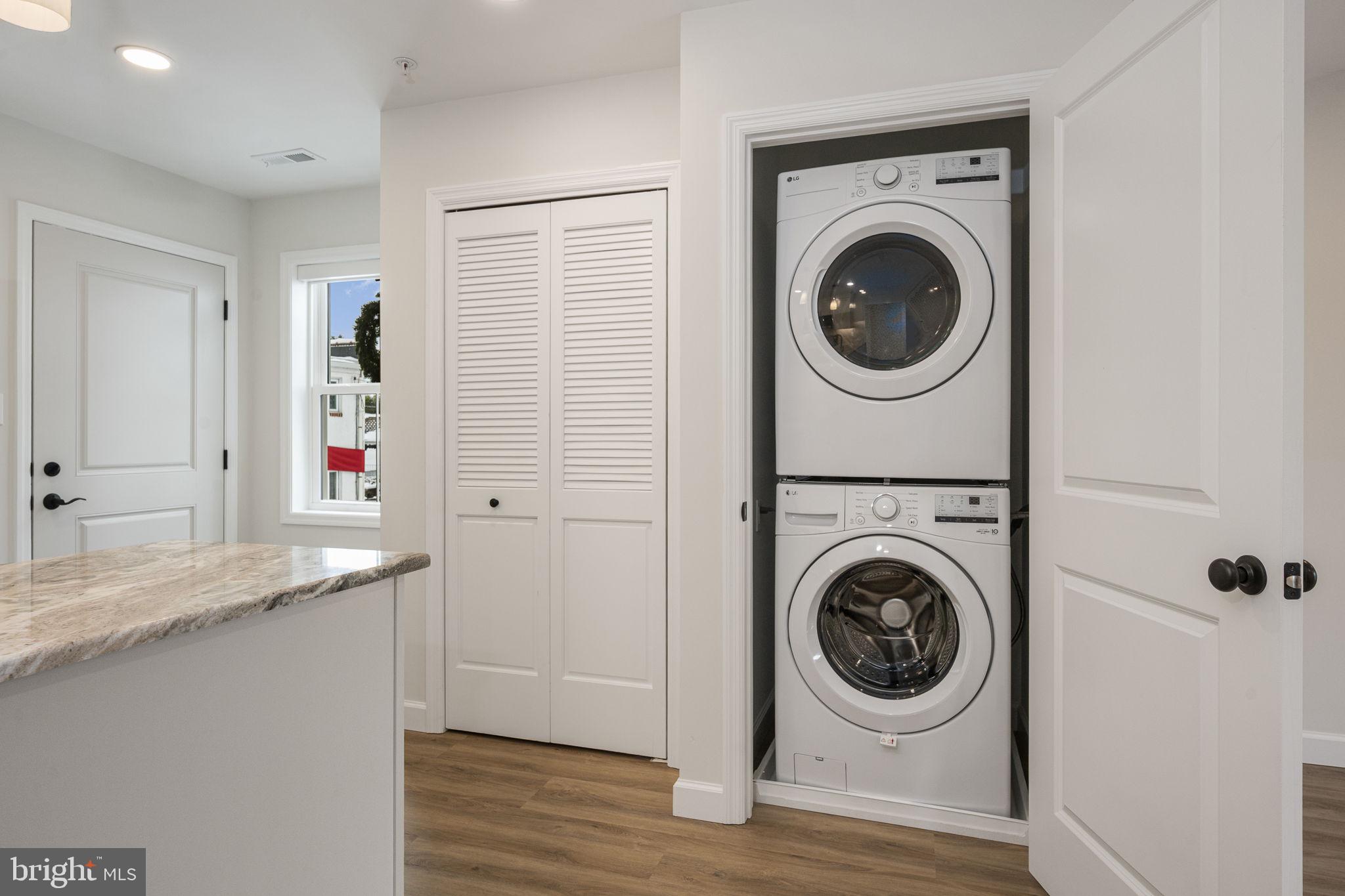2185 Kimberton Road, Unit 5 Phoenixville, PA 19460 - Photo 8 of 36 a view of a hallway with washer and dryer