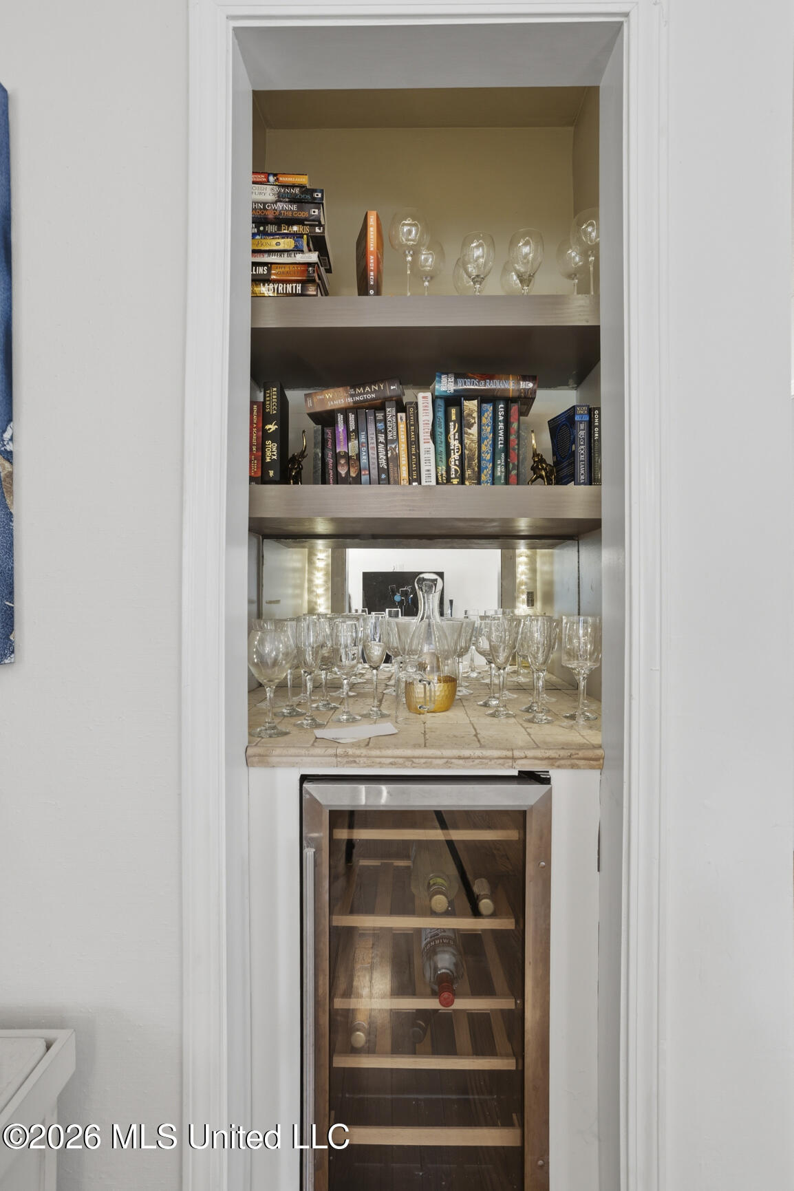 4039 Berkley Drive Jackson, MS 39211 - Photo 6 of 27 Bar and Wine Cooler in Living Room