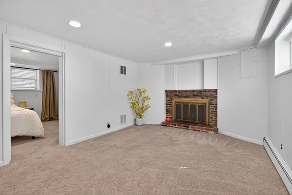 a view of livingroom with fireplace