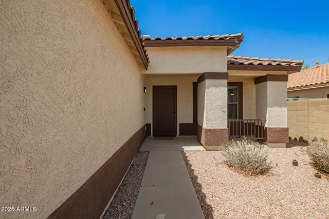 a view of a house with a outdoor space