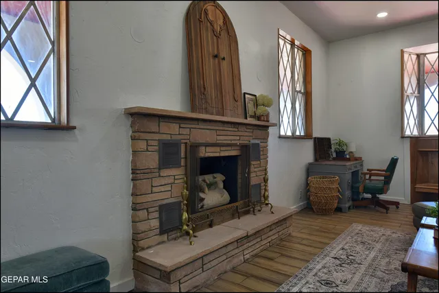 a bathroom with a sink a vanity and a mirror