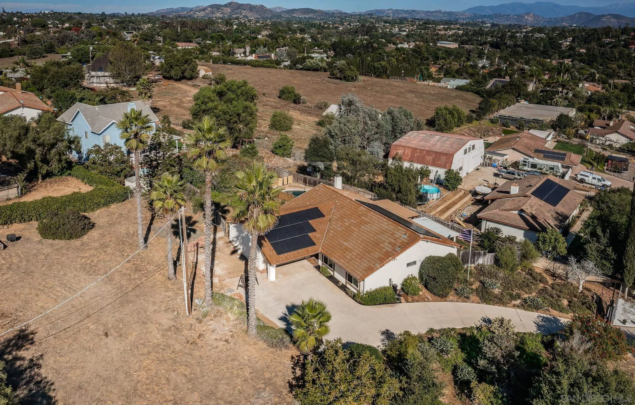 1396 Friends Way Fallbrook, CA 92028 - Photo 42 of 52 an aerial view of multiple house