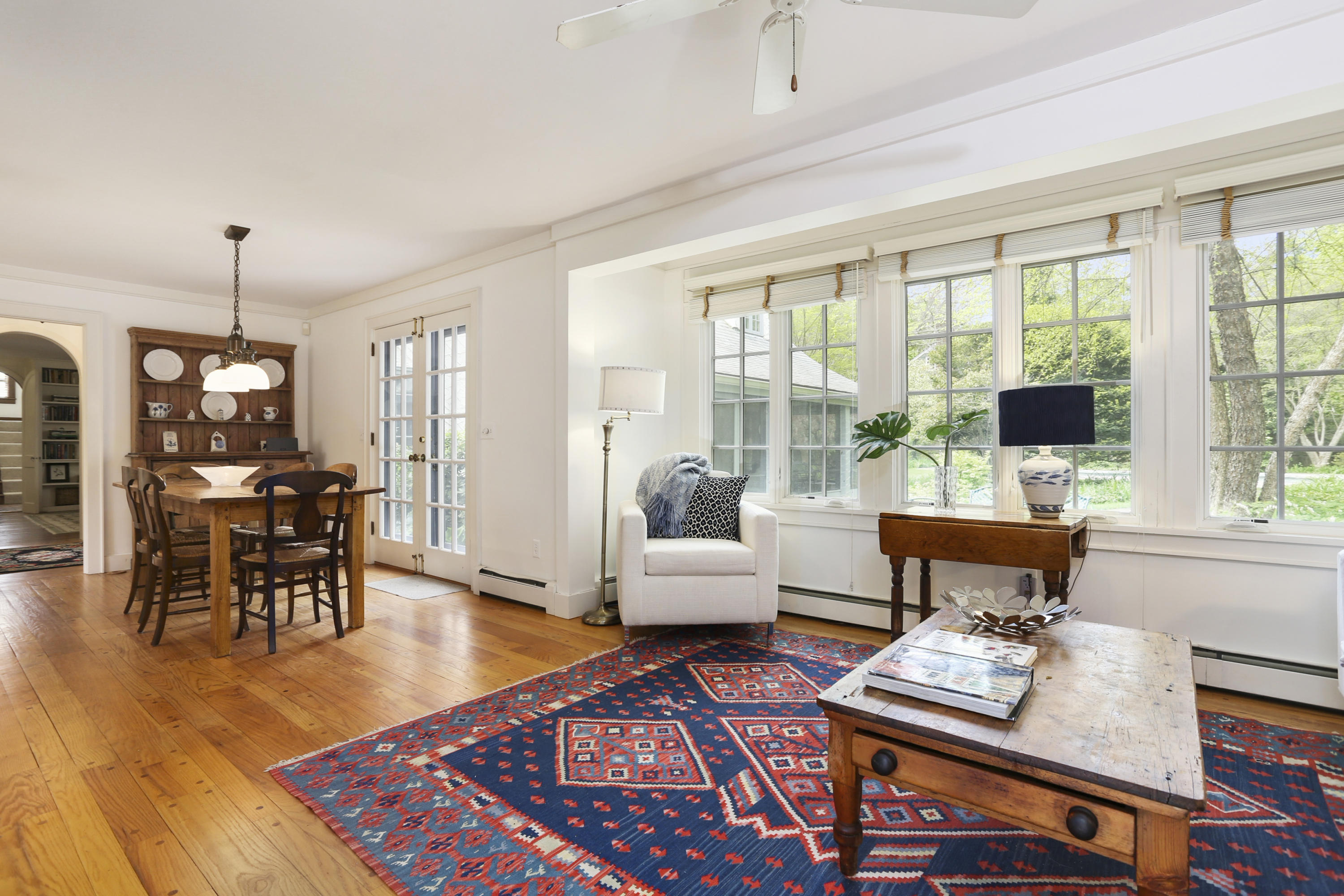 5 Meadowbrook Road Darien, CT 06820 - Photo 12 of 40 a living room with furniture and a wooden floor