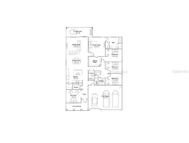 a picture of a bench in a building