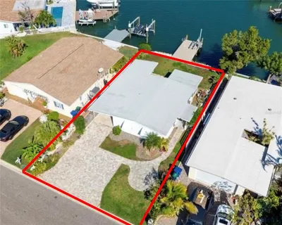 an outdoor space with furniture and umbrella