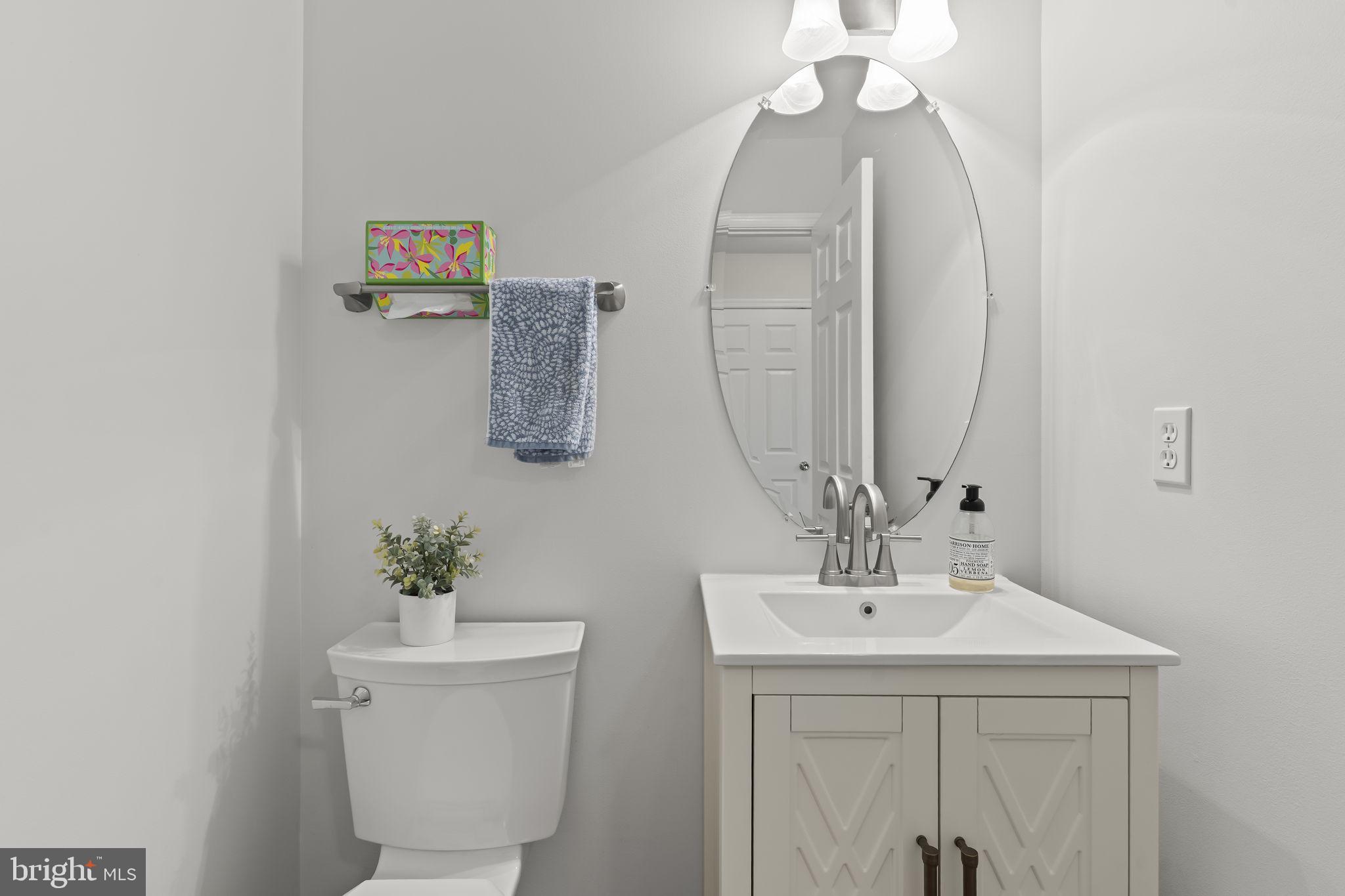 2132 Brians Way Lusby, MD 20657 - Photo 10 of 36 Chic and modern half-bath retreat.