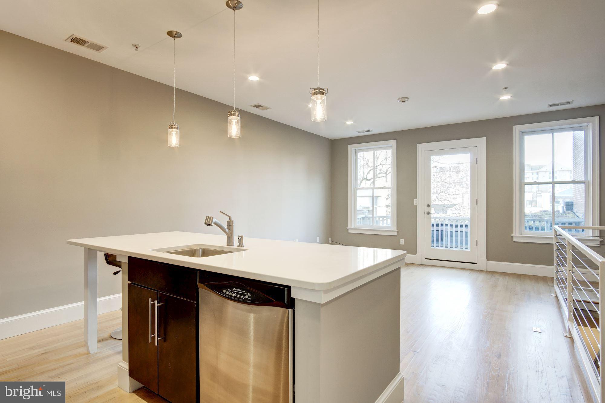 1316 9th Street Northwest, Unit 2 Washington, DC 20001 - Photo 14 of 35 Living & Kitchen
