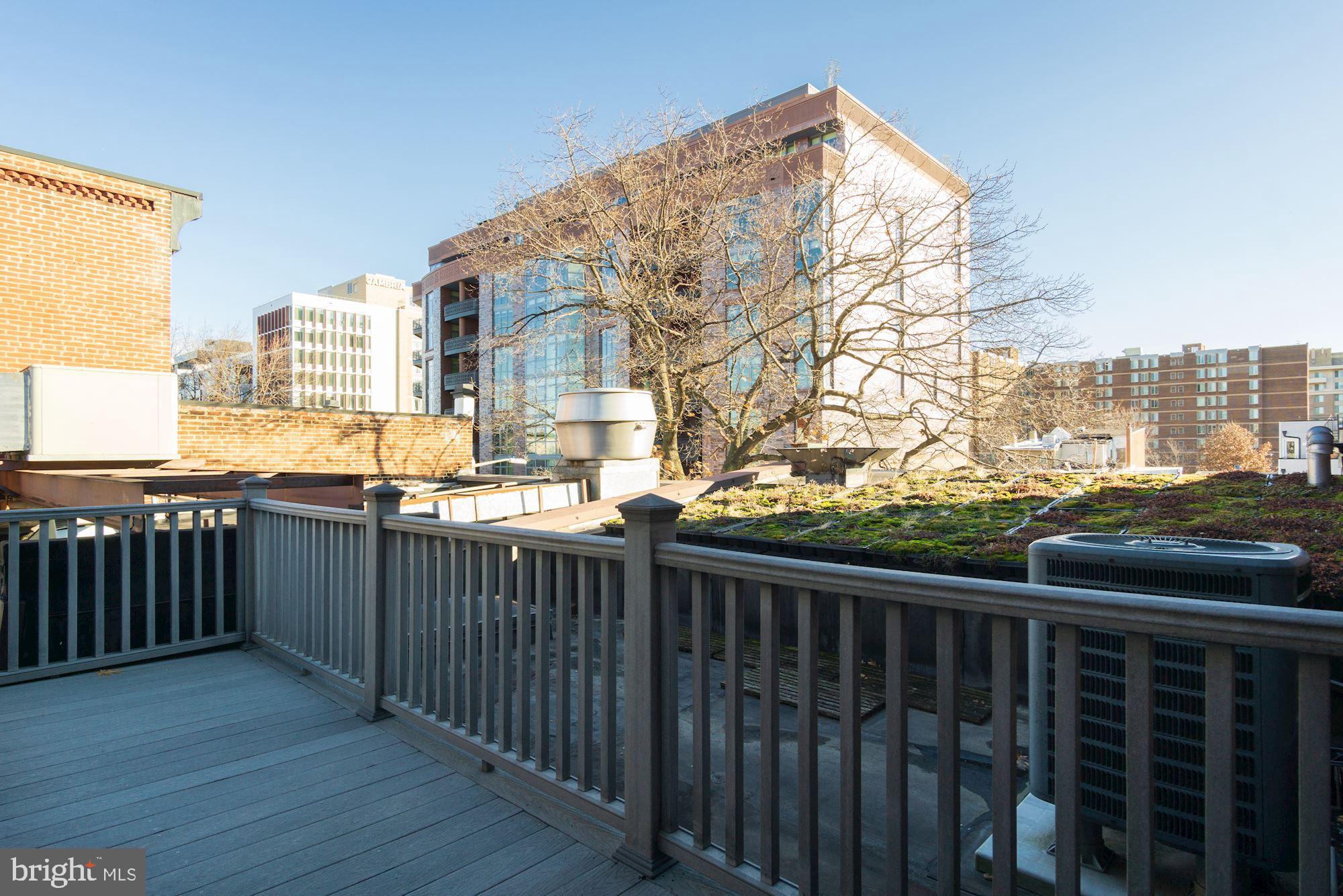 1316 9th Street Northwest, Unit 2 Washington, DC 20001 - Photo 29 of 35 Deck to Greengrid roof