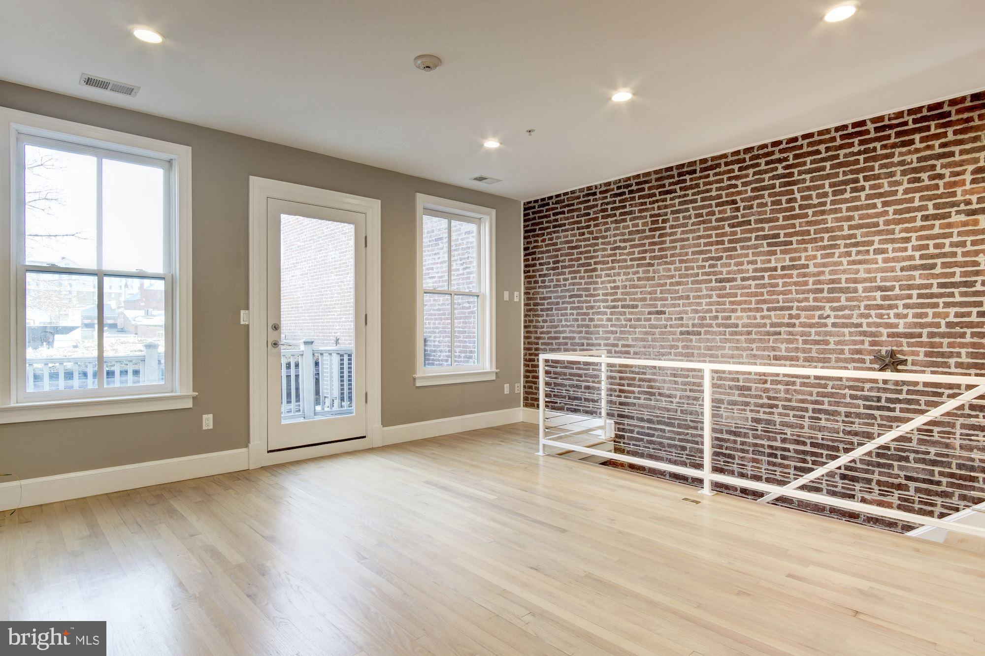 1316 9th Street Northwest, Unit 2 Washington, DC 20001 - Photo 10 of 35 Living to private deck!