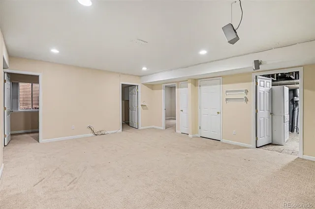 a view of an empty room