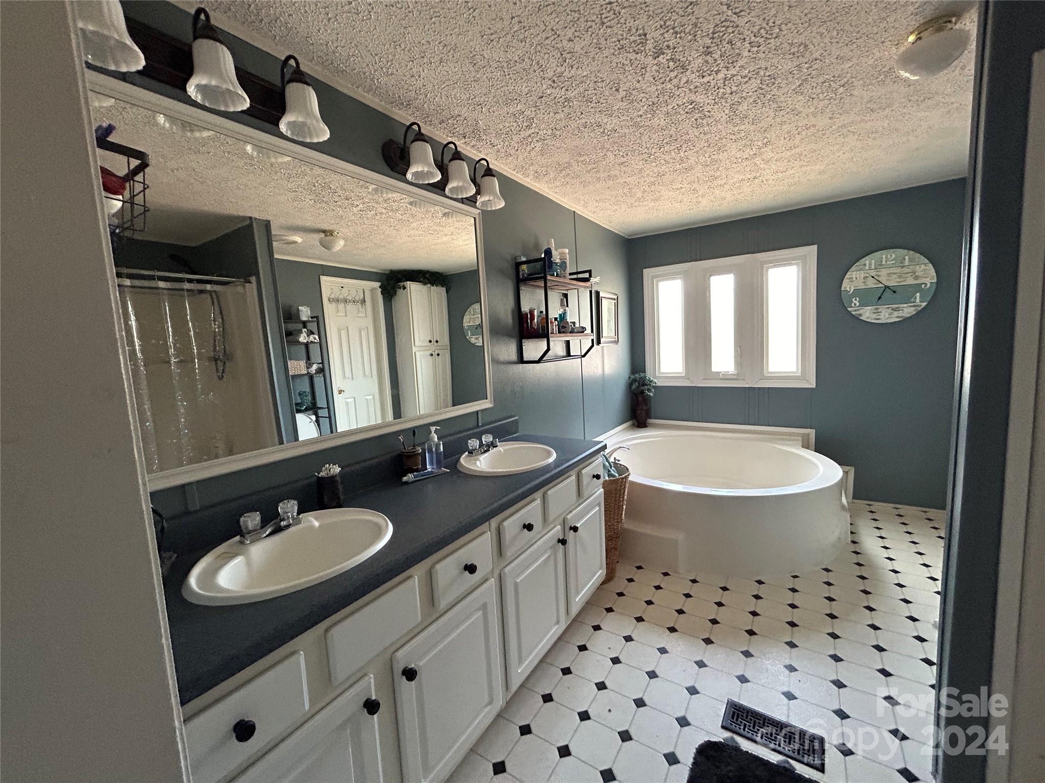 3250 Ferguson Long Road York, SC 29745 - Photo 23 of 32 a bathroom with a sink a toilet a mirror a vanity and window