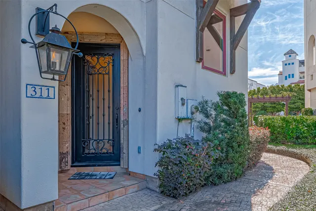 a outdoor living space with furniture