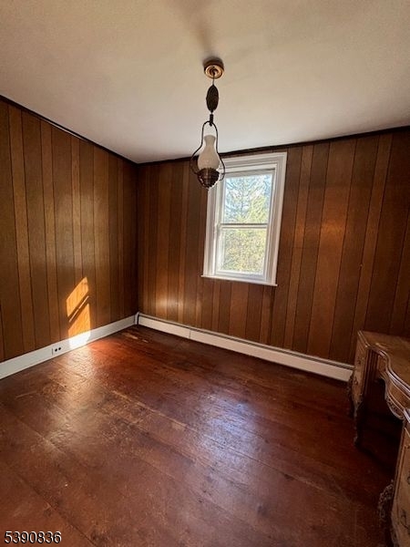 11 Mt Bethel Road Hackettstown, NJ 07840 - Photo 18 of 23 an empty room with wooden floor chandelier fan and windows
