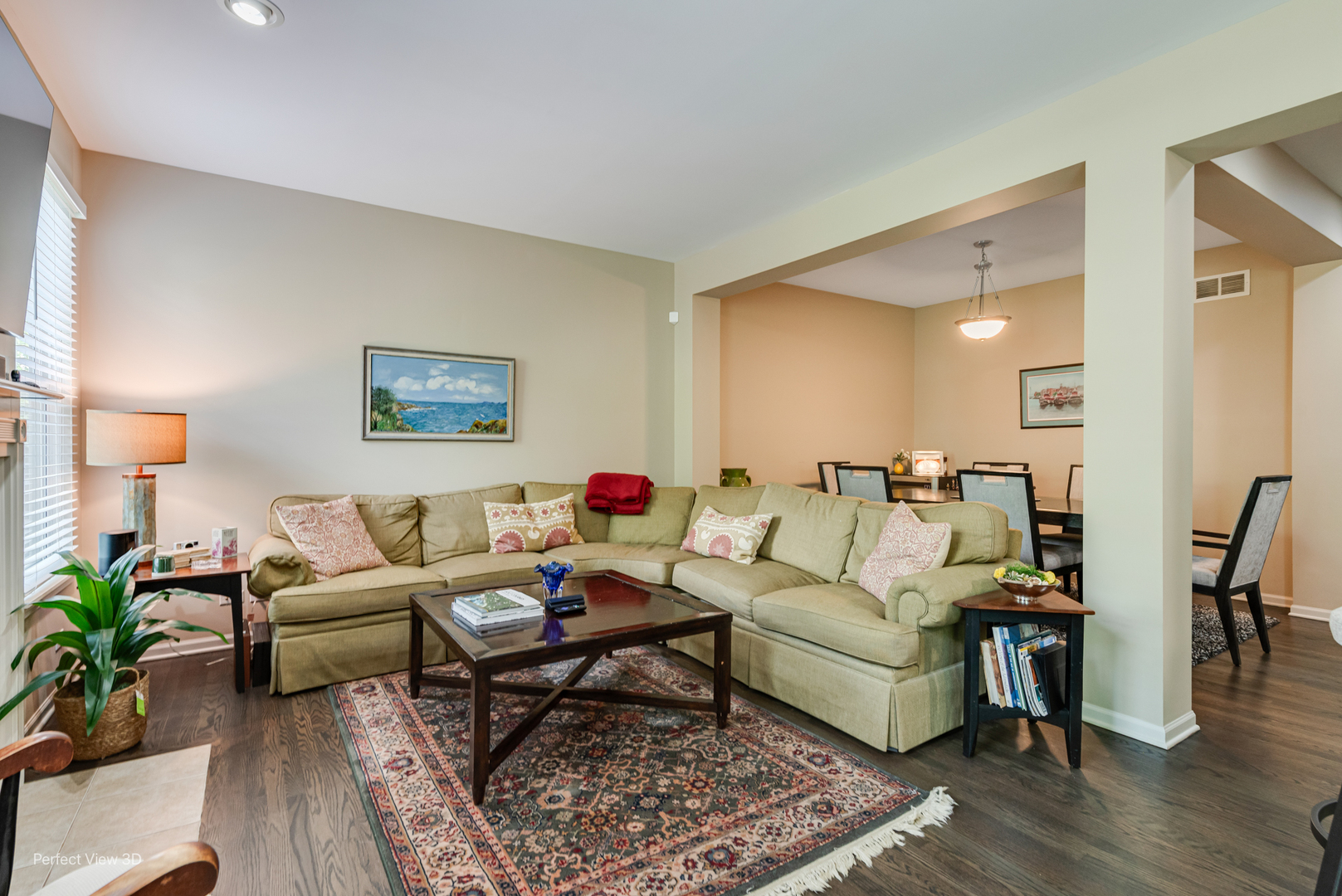 21946 West Tori Lane Deer Park, IL 60010 - Photo 3 of 17 a living room with furniture wooden floor and a lamp