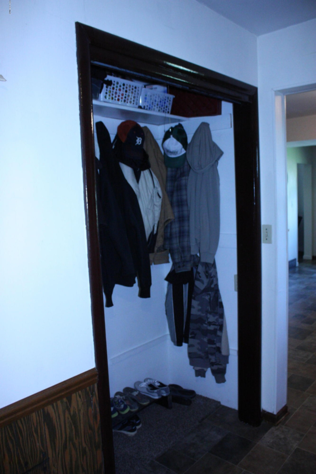 29963 Findley Road Burr Oak, MI 49030 - Photo 23 of 34 Coat closet between kitchen and back doo