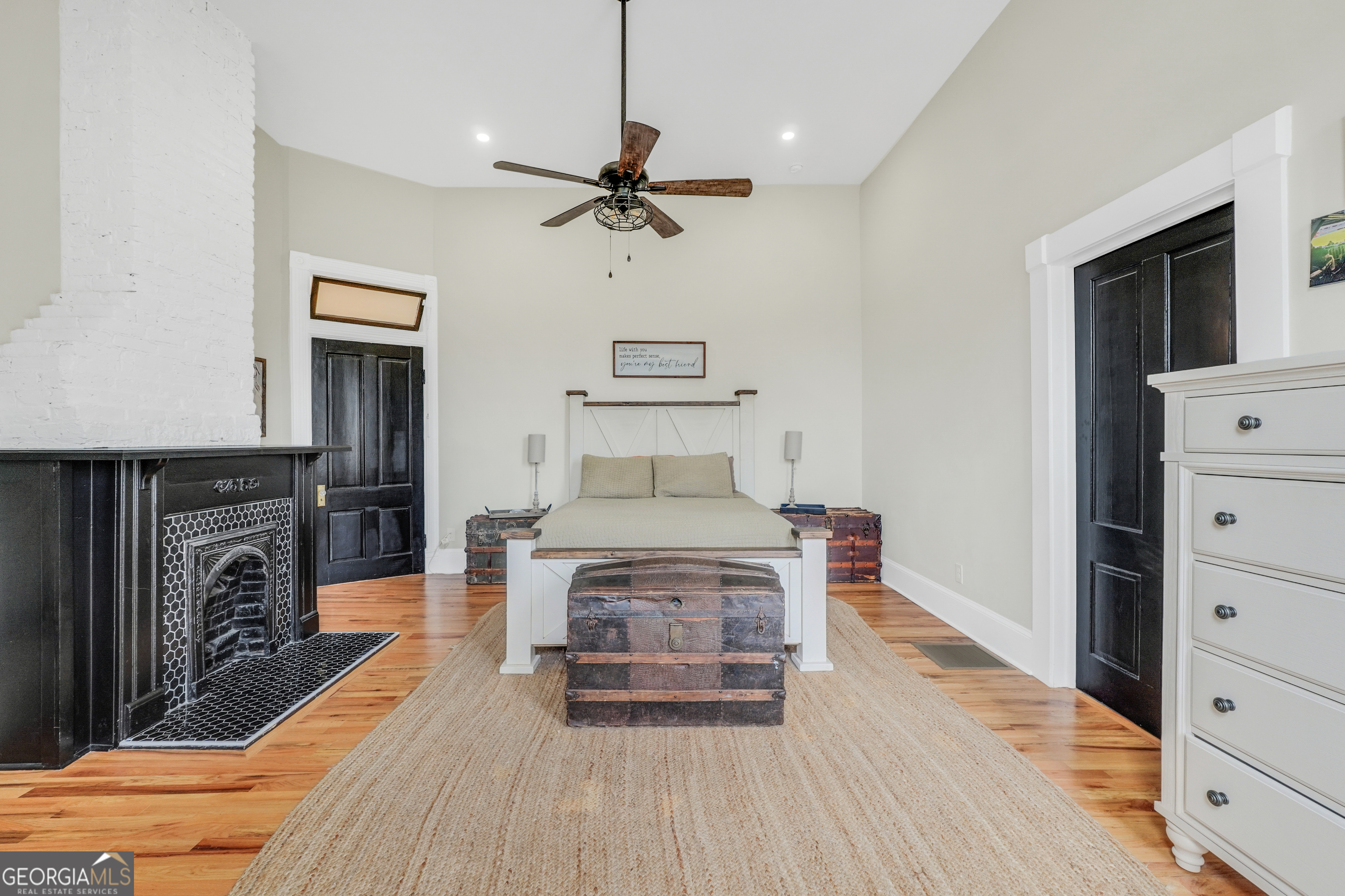 263 Julia Street Monticello, GA 31064 - Photo 27 of 48 a living room with furniture and a fireplace