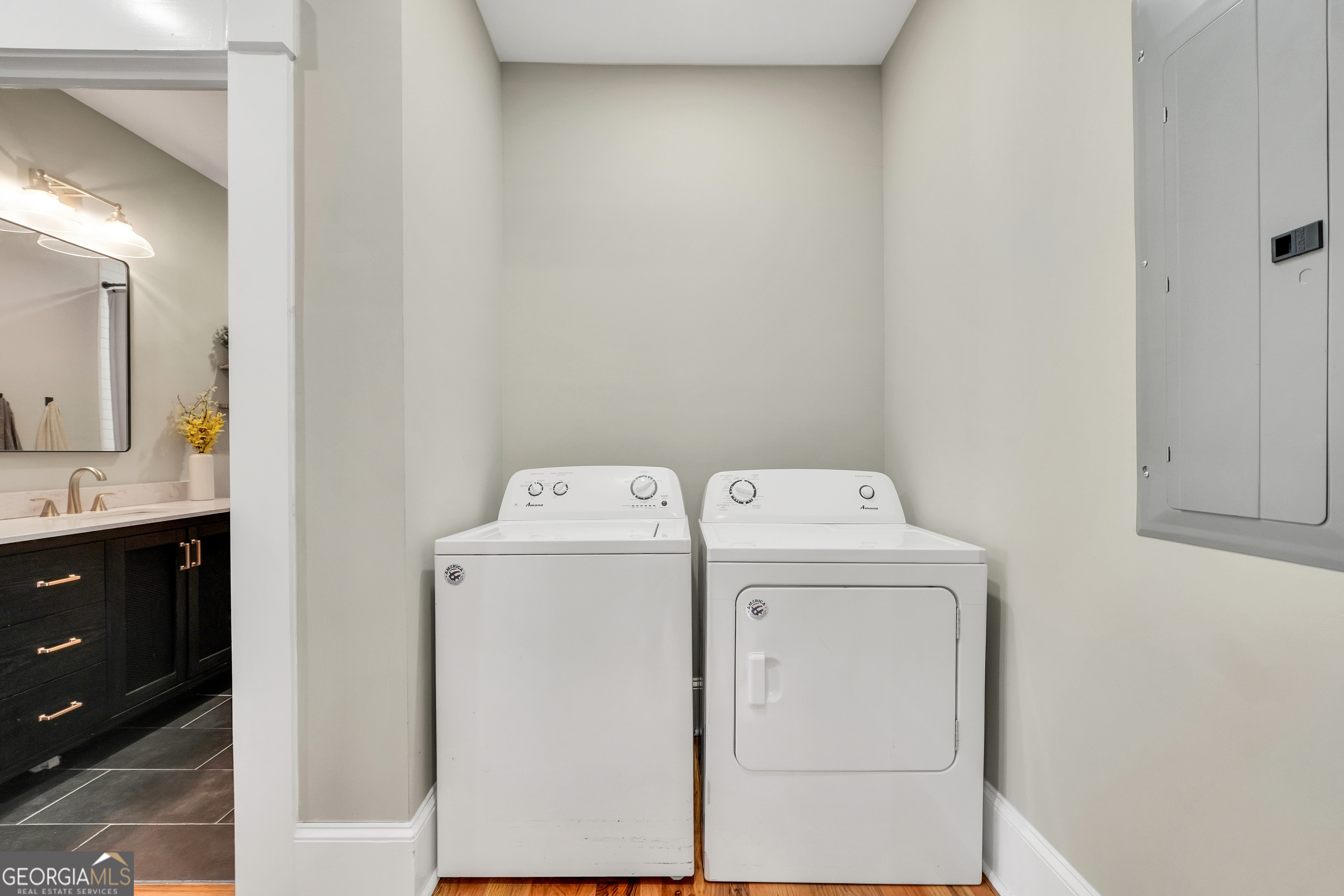263 Julia Street Monticello, GA 31064 - Photo 39 of 48 a utility room with dryer and washer