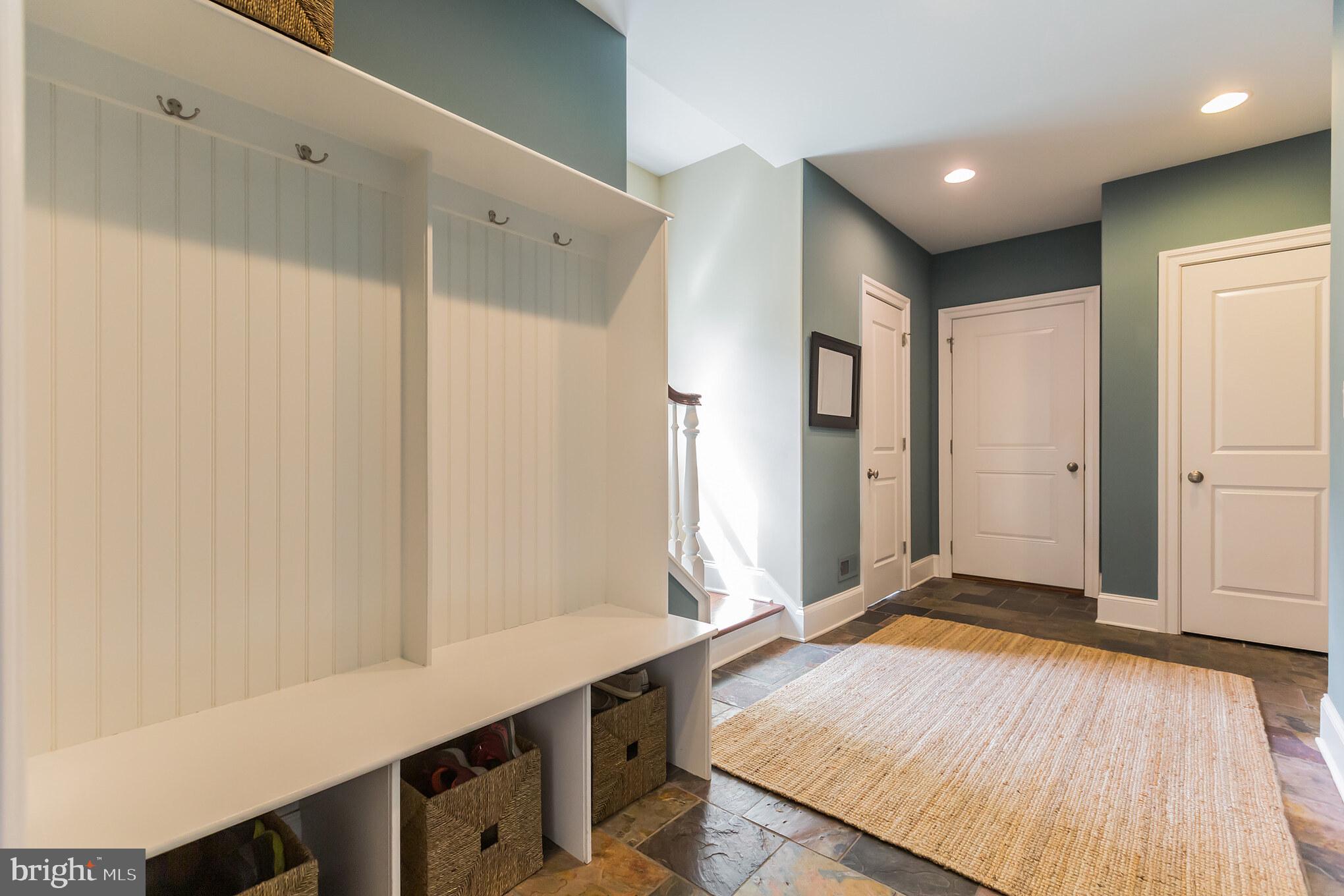799 Woodlea Road Bryn Mawr, PA 19010 - Photo 34 of 39 Mud Room with Cubbies/Back Steps