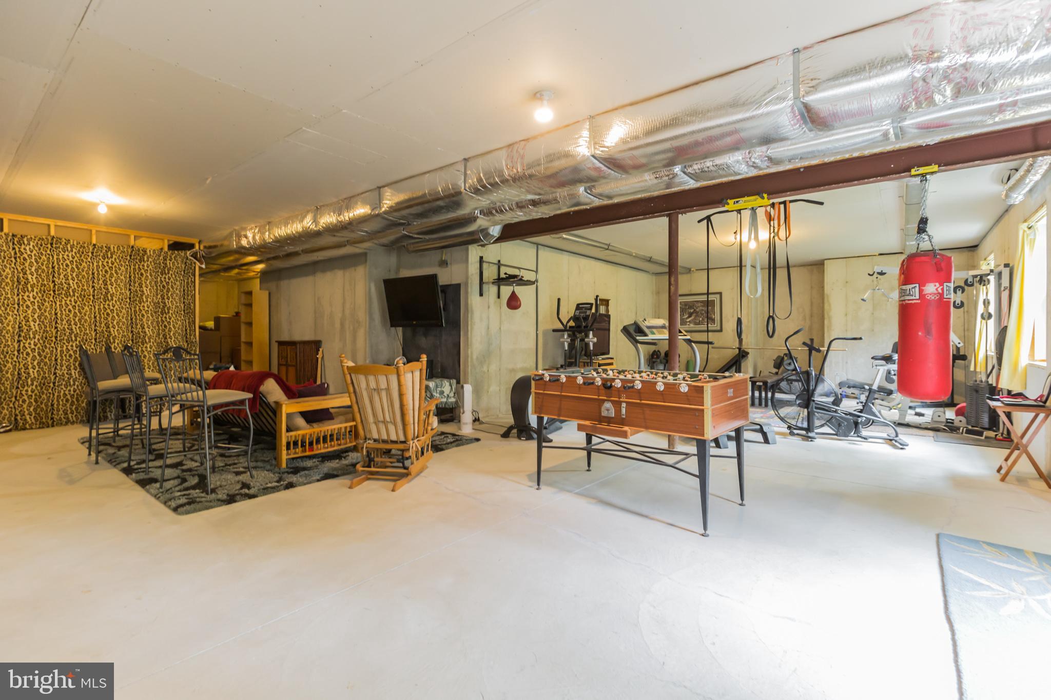 799 Woodlea Road Bryn Mawr, PA 19010 - Photo 35 of 39 Large Unfinished Walkout Basement