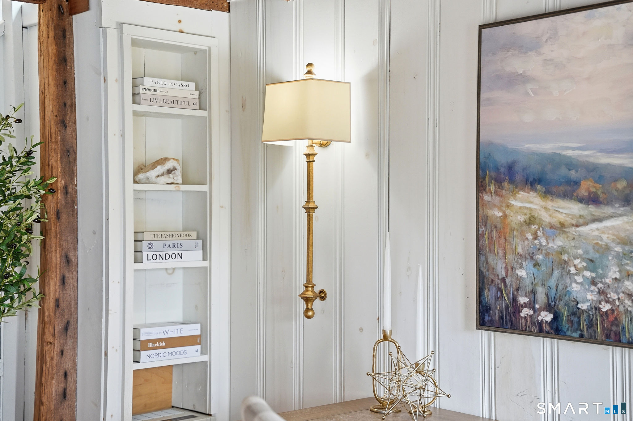 134 Sterling City Road Lyme, CT 06371 - Photo 15 of 38 The built in shelving creates a polished, organized look.