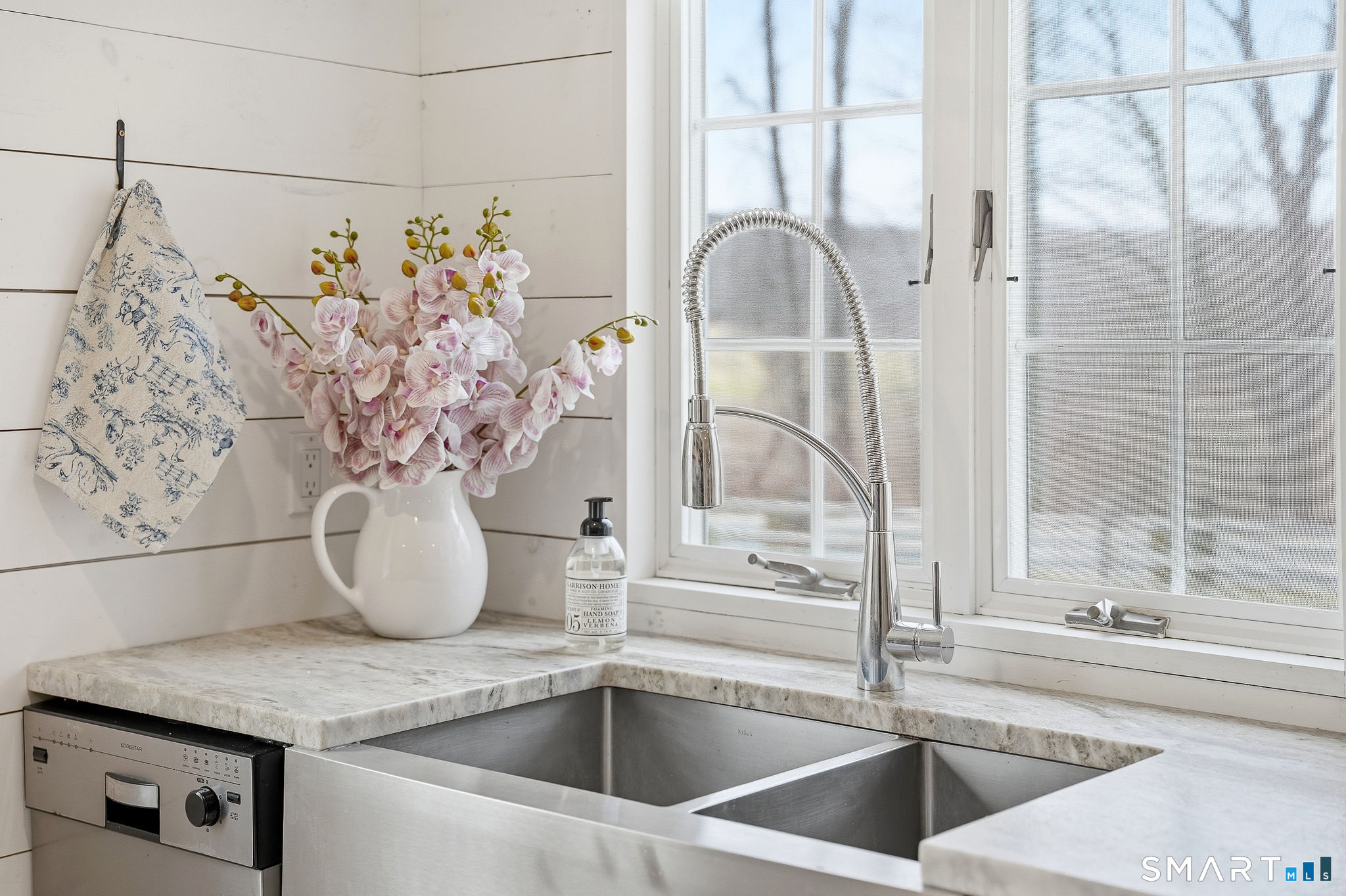 134 Sterling City Road Lyme, CT 06371 - Photo 9 of 38 Kitchen sink positioned to capture pasture views.