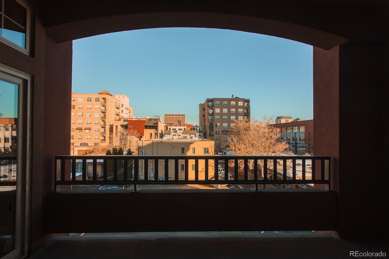 1120 Delaware Street, Unit 311 Denver, CO 80204 - Photo 8 of 25 a view of a balcony