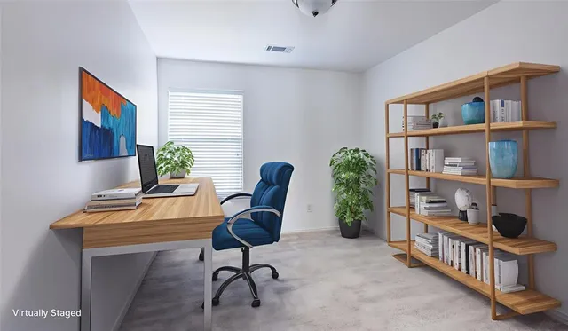 a view of an empty room