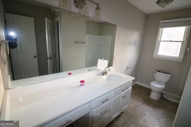 a bathroom with a sink and a toilet