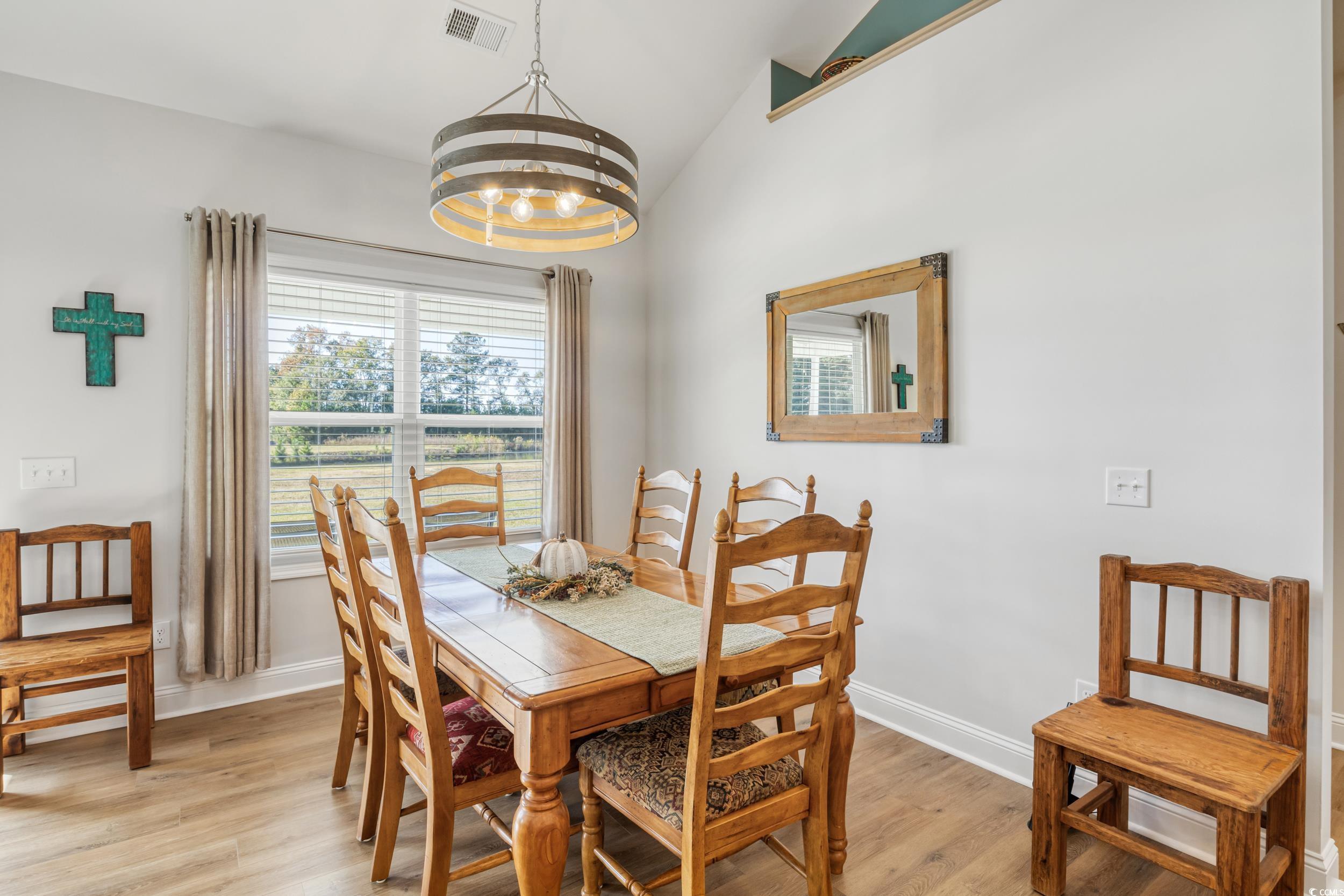 4082 Salem Road Aynor, SC 29511 - Photo 16 of 39 Dining room with light hardwood / wood-style floor