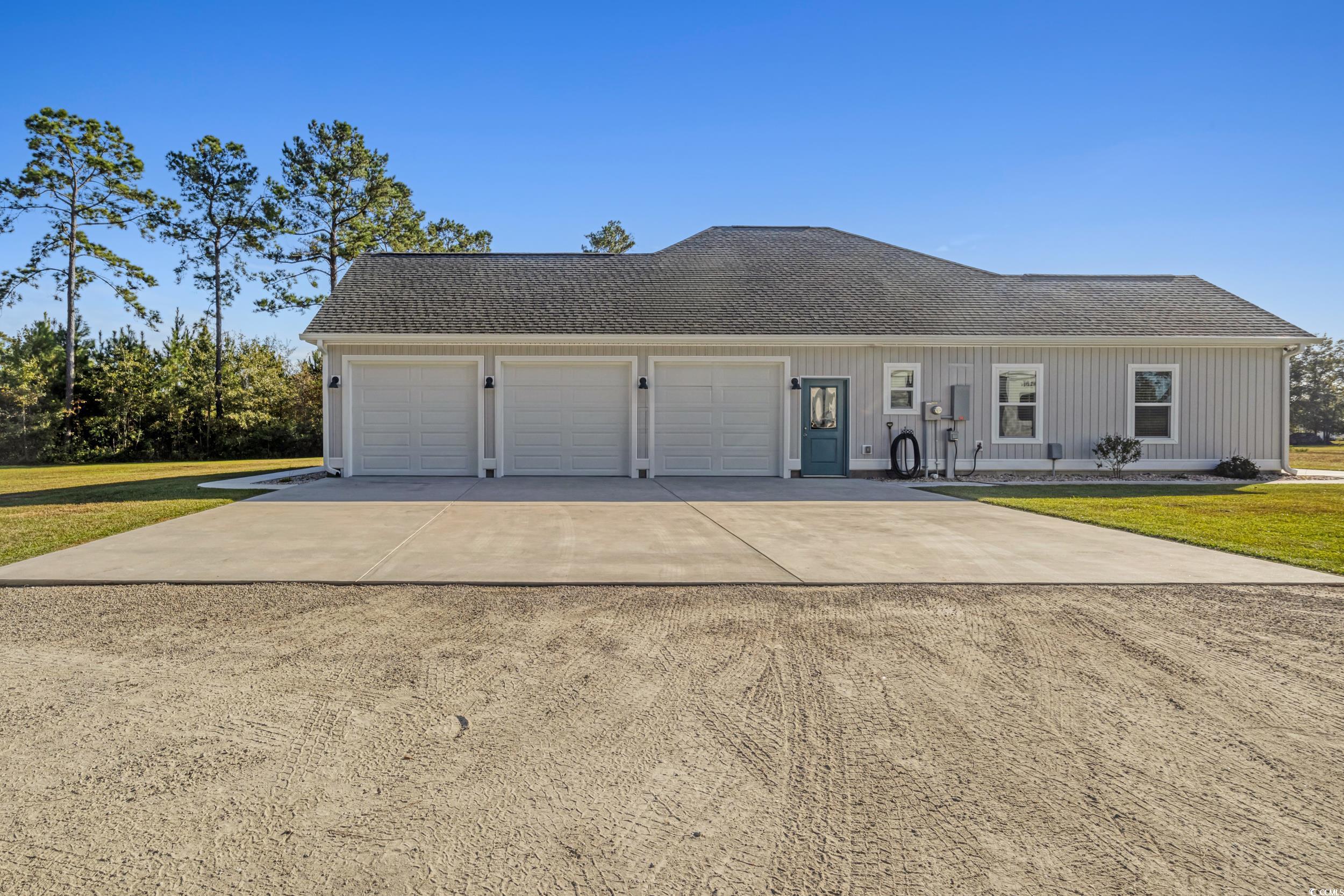 4082 Salem Road Aynor, SC 29511 - Photo 35 of 39 Ranch-style house featuring a front yard and a gar